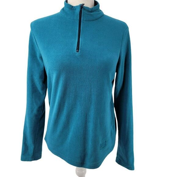 Everlast Sweaters - Everlast Fleece Pullover Womens Size Large Sweater Teal Zippper
